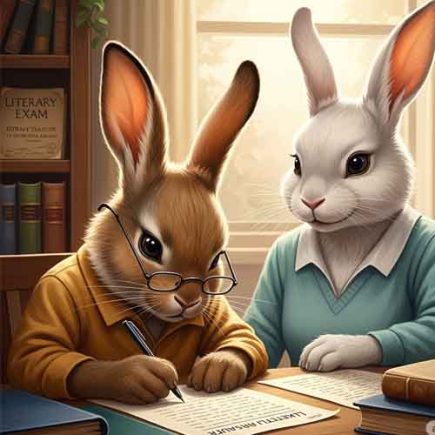 Thỏ Anh thử sức với Đề thi thử Ngữ văn tốt nghiệp THPT 2025 tại Sóc Sơn và Tiền Giang